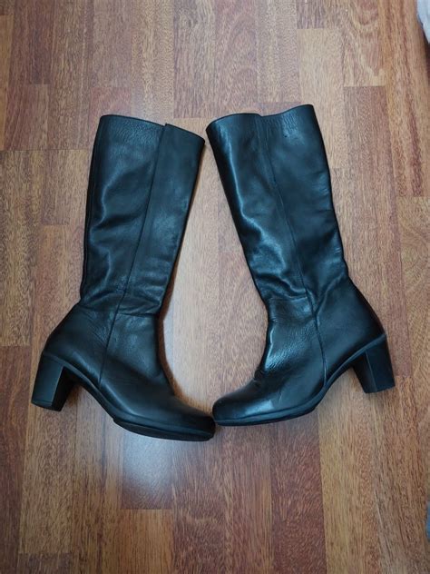 Botas De Cano Alto Em Pele Rio Tinto Olx Portugal