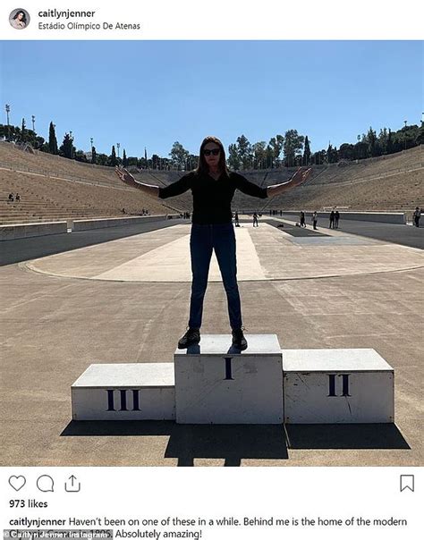 Caitlyn Jenner recreates gold medal past as she poses at site of first ...