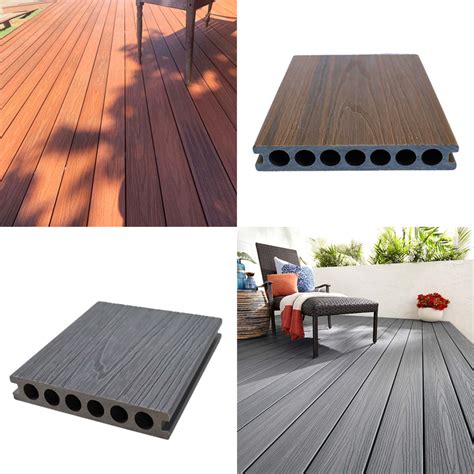 Anti Termite Solid Co Extrusion Wpc Decking For Outdoor Unclewood