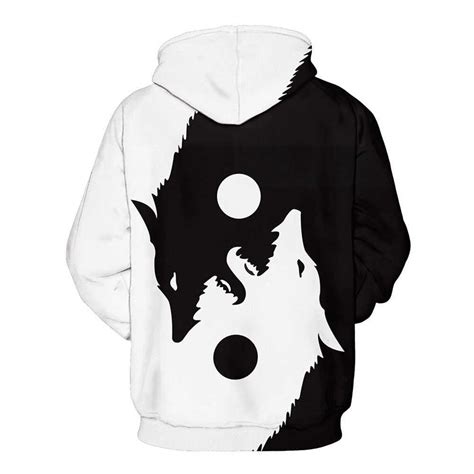 Yin Yang Hoodie Wolf Atelier Yuwaciaojp