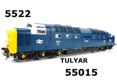 Heljan 5522 Class 55 55015 Tulyar In Br Blue Livery Finsbury Park White Cabs Olivias Trains