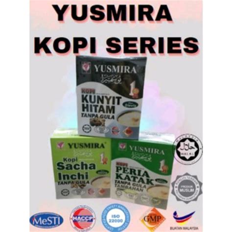 Yusmira Kopi Series Peria Katak Kunyit Hitam Sacha Inchi Shopee