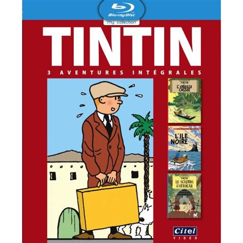 Tintin Aventures Int Grales Blu Ray En Blu Ray Dessin Anim Pas Cher