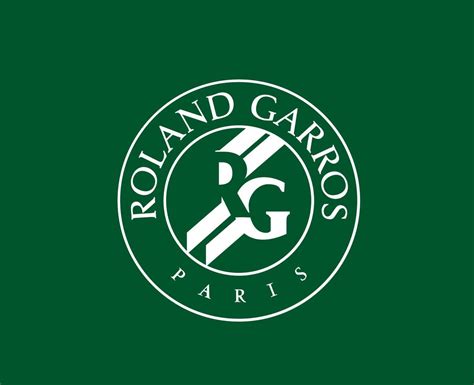 Roland Garros tournament Logo White French Open Tennis Champion Symbol ...