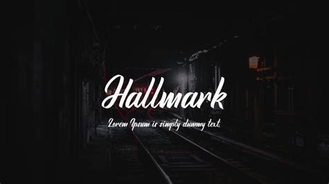 Hallmark Font : Download Free for Desktop & Webfont