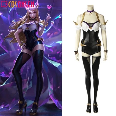 Jogo Liga Das Lendas Lol Kda Ahri Cosplay Traje K Da Ahri Cosplay Grupo