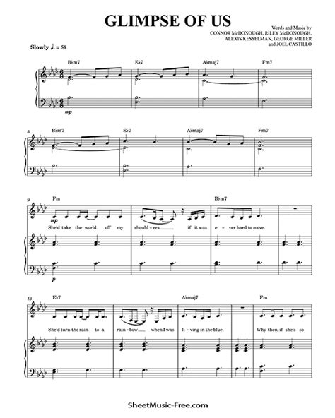 Joji Glimpse Of Us Beginner Sheet Music For Piano Solo Pdf Hot Sex