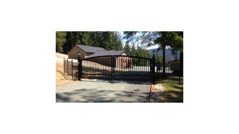 Driveway Gates Prefabricated Stock Aluminum Driveway Gates Custom