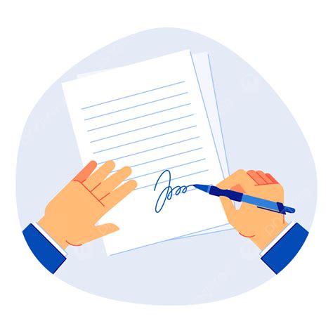 Firma Documento Pluma Papel Mano Png Lista Márketing Compra Png Y Vector Para Descargar