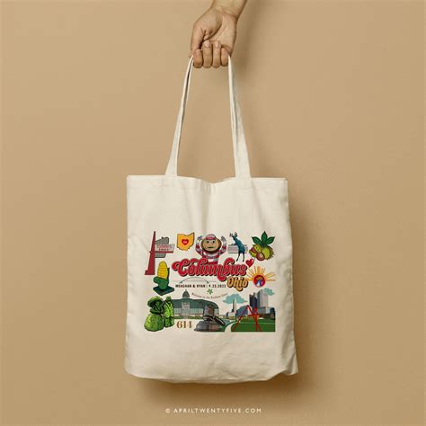 MEAGHAN | Columbus, Ohio Canvas Tote – April Twenty Five