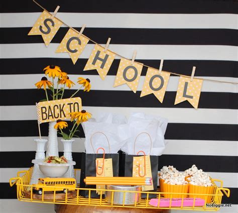 Back to School Party Ideas | NoBiggie