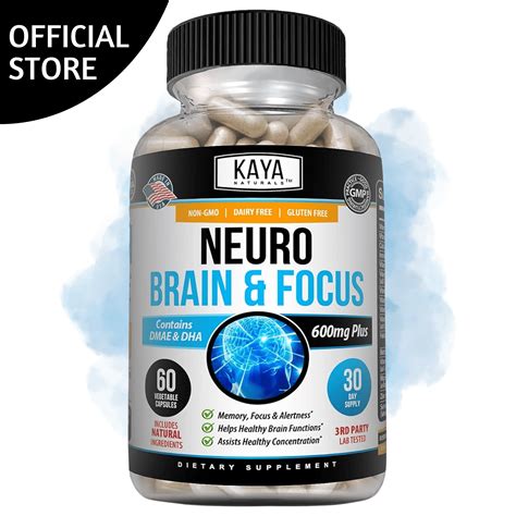 Kaya Naturals Neuro Brain For Memory And Focus Nootropic Energy