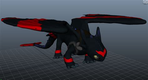 Toothless 3d Model By Pokeloveroftheworld On Deviantart