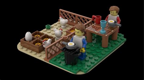 Lego Ideas Backyard Chicken Coup Picnic