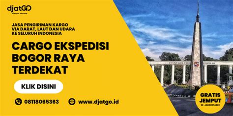 Cargo Ekspedisi Bogor Raya Free Pickup Terdekat