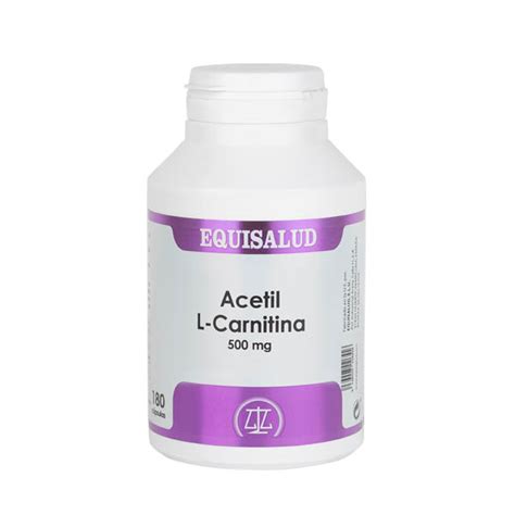 Acetil L Carnitina 180 Cápsulas Equisalud