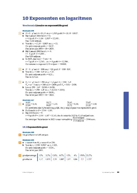 Hfst 10 Uitwerkingen 12e Wiskunde A Studeersnel