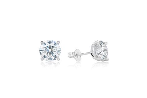 LAB Classic Diamond Stud Earrings 4 02ct Tw Minichiello Jewellers