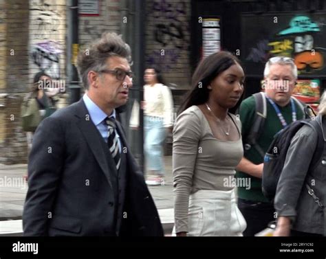 Screen Grab Taken From Pa Video Of Bianca Williams Outside Palestra