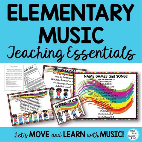 Elementary Music Class Essentials Basic Songs, Activities, Games ...