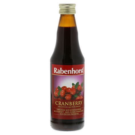 Rabenhorst Cranberry Muttersaft 330 Milliliter Medpex