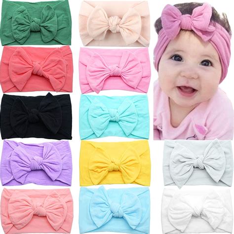 Amazon C Llot Super Stretchy Soft Knot Headbands With Hair Bows