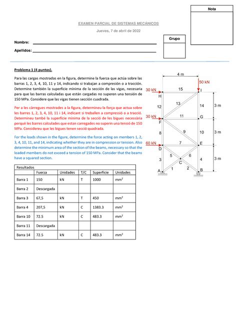 Examen parcial 2022 resuelto EXAMEN PARCIAL DE SISTEMAS MECÁNICOS