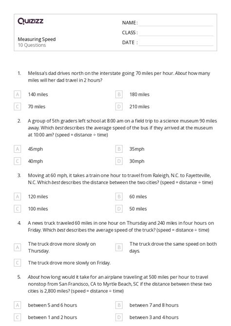 50 Measuring With Standard Tools Worksheets For 5th Grade On Quizizz