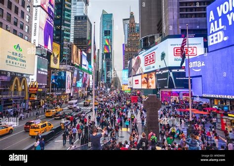 USA, New York City, Manhattan, Times Square Stock Photo - Alamy