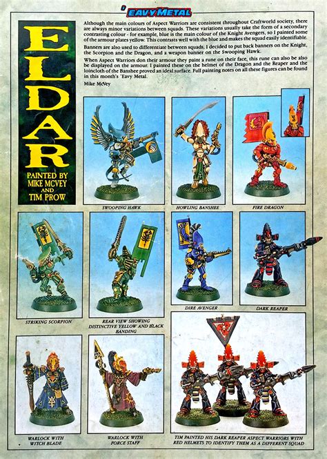 Warhammer 40K Retro: The First Eldar Aspect Warriors | Warhammer ...