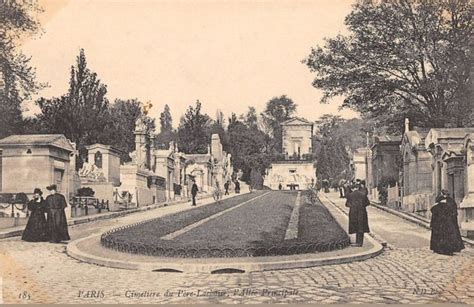 Les Anciennes Rues De Paris Cimeti Re Du P Re Lachaise 20 Me