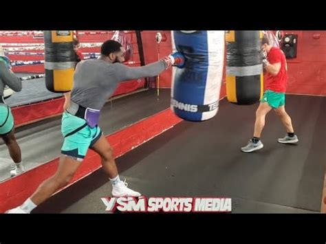 Jaron Ennis Displays Evil Intentions On Heavybag Before His March 19th