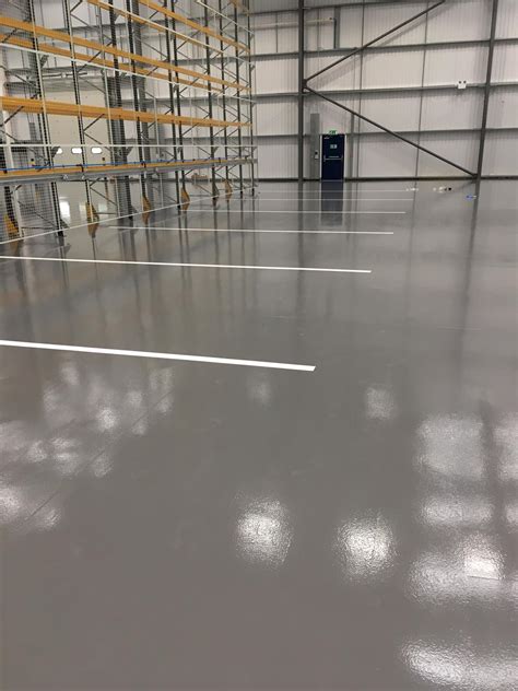 Resin Floor at Birmingham Forklift Centre - Epoxy Resin Flooring