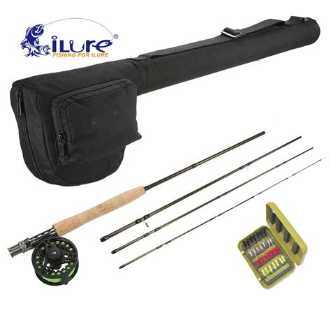 Aliexpress.com : Buy iLure Carbon Fly fishing rod with metal fly reel ...