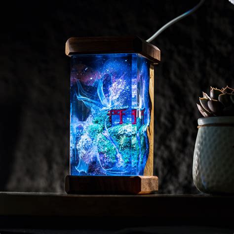 GALAXY TORII GATE Resin Lamp Custom Epoxy Resin Lamp Resin Etsy