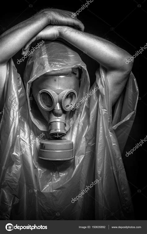 Man in biohazard suit — Stock Photo © outsiderzone #150635892