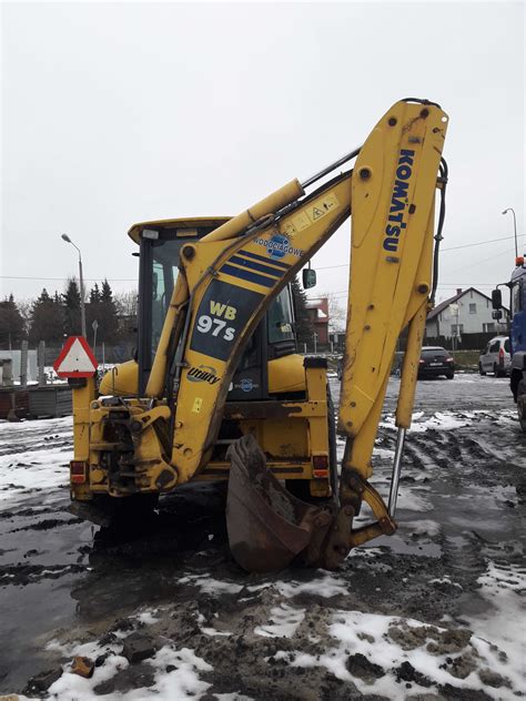 Sprzedam koparko ładowarkę KOMATSU WB 97S Gliwice Ostropa OLX pl