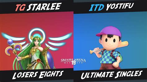 Sau Losers Eights Tg Starlee Palutena Vs Itd Yostifu Ness