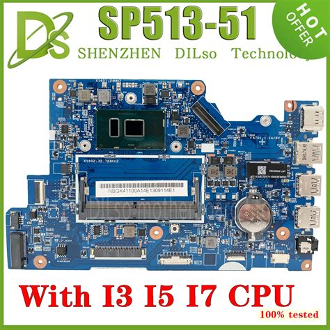 KEFU 16801 1M MAINboard Suitable For ACER Aspire SP513 51 Laptop