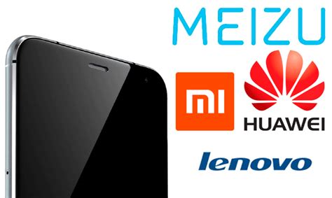 Производители смартфонов - Китайские. Meizu Xiaomi lenovo huawei