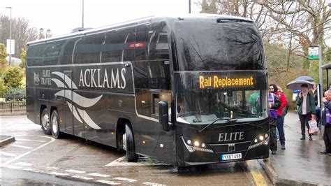 Hull City FC Coach Acklams Coaches YX67USB Volvo B11RT Plaxton Elite