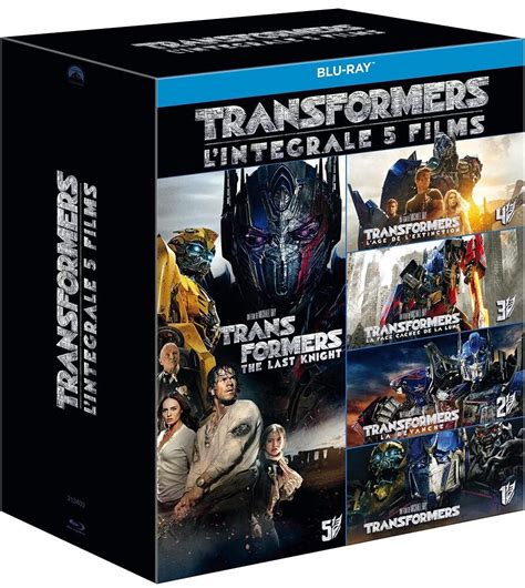 Transformers Coffret Integrale Films Blu Ray Blu Ray Amazon It