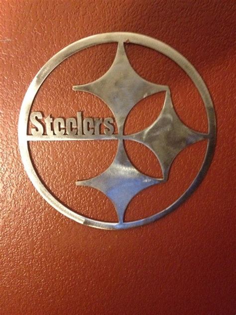 Items similar to Pittsburgh Steelers Wall Art - NFL Steelers Metal ...