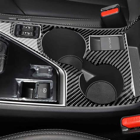 For Crosstrek Lhd Soft Carbon Fiber Car Center Console Cup