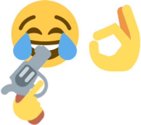 Angry Emoji With Gun