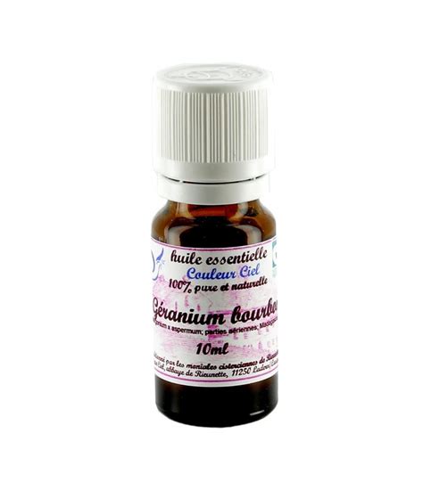 Huile essentielle de Géranium Bourbon BIO 10 mL RIEUNETTE Abbaye