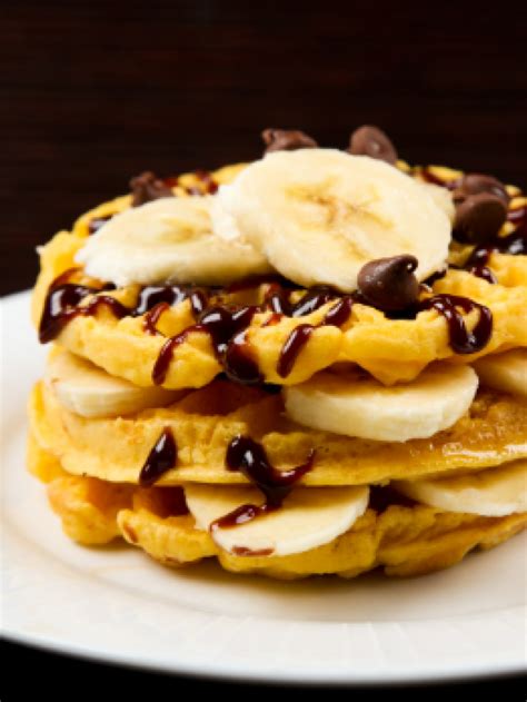 Esse Waffle De Banana A Receita De Milh Es Para Seu Caf Da Manh