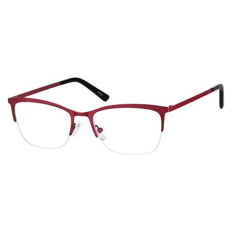 Red Rectangle Glasses 3216618 Zenni Optical Eyeglasses Eyeglasses Frames For Women Red