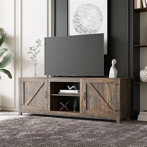 Amazon Wood Tv Stand For Inch Tv Entertainment