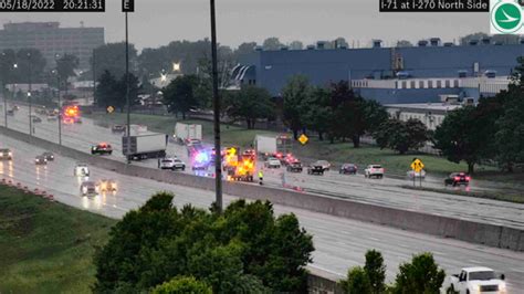 One Hospitalized I 270 Westbound Lanes Closed After Crash Nbc4 Wcmh Tv